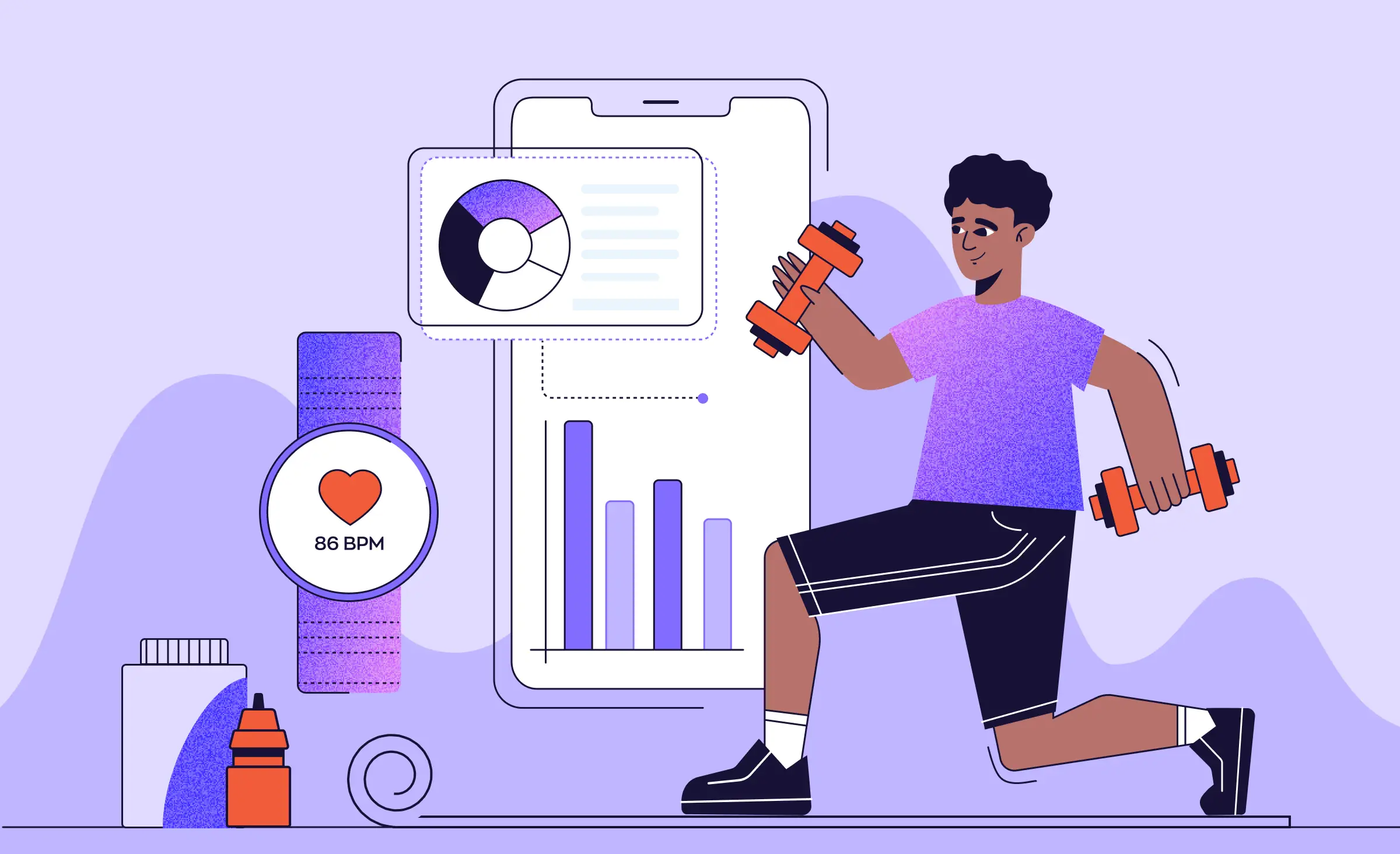 A step-by-step guide to fitness app development.