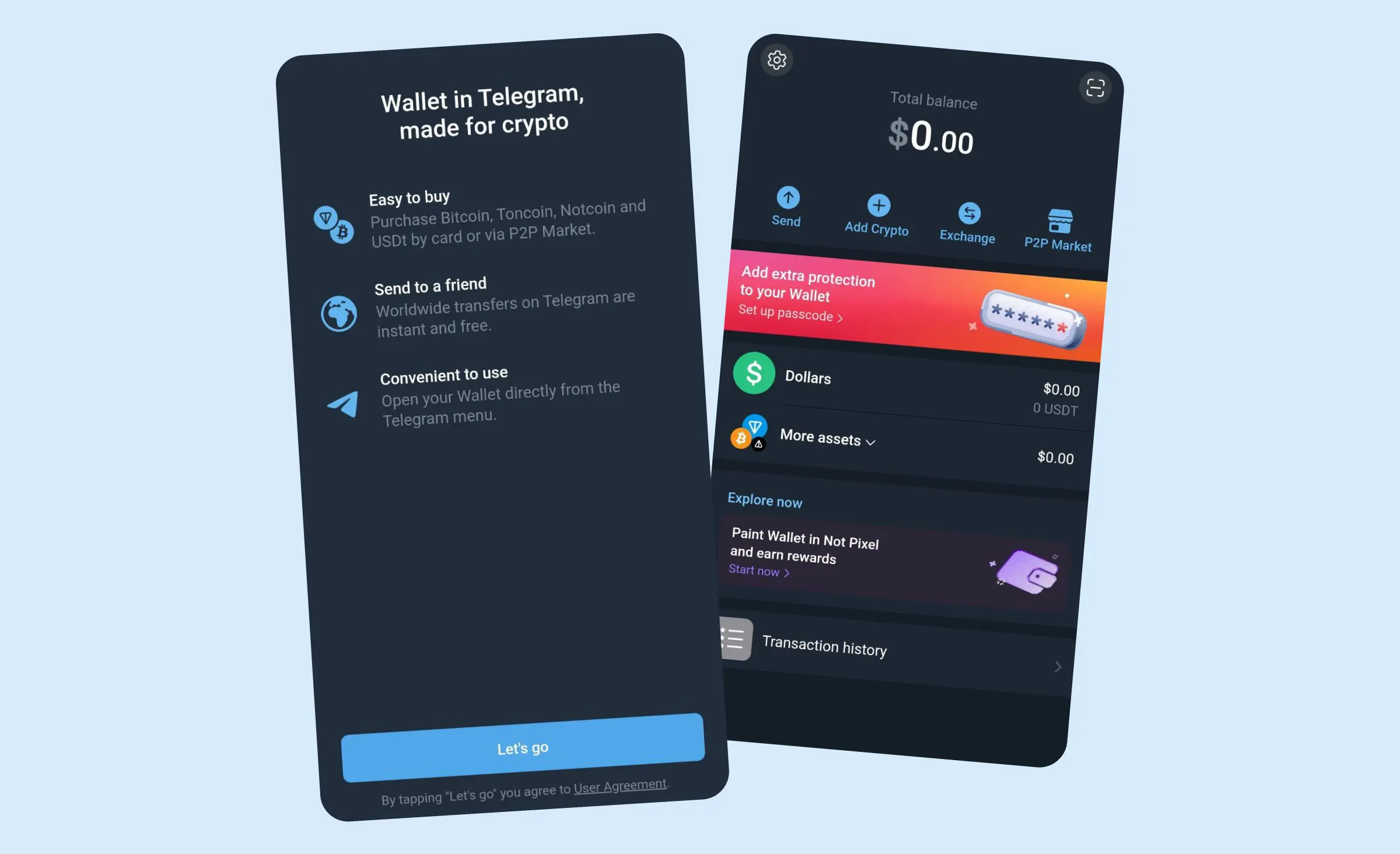 The movie-related Telegram mini app example features the IMDB mini app, which allows users to share links to movie trailers and exchange information about films within Telegram. The first screen announces that commercial use is forbidden. The second screen showcases a list of movies in a search for the title ‘Wild Robot.’ The third screen displays information about the ‘Wild Robot’ animation in a chat when a user has shared it with another user.