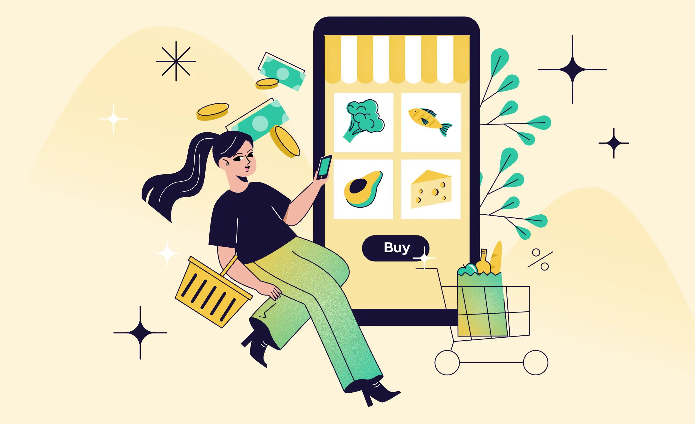 Grocery app development guide for 2025: How to overcome competitors