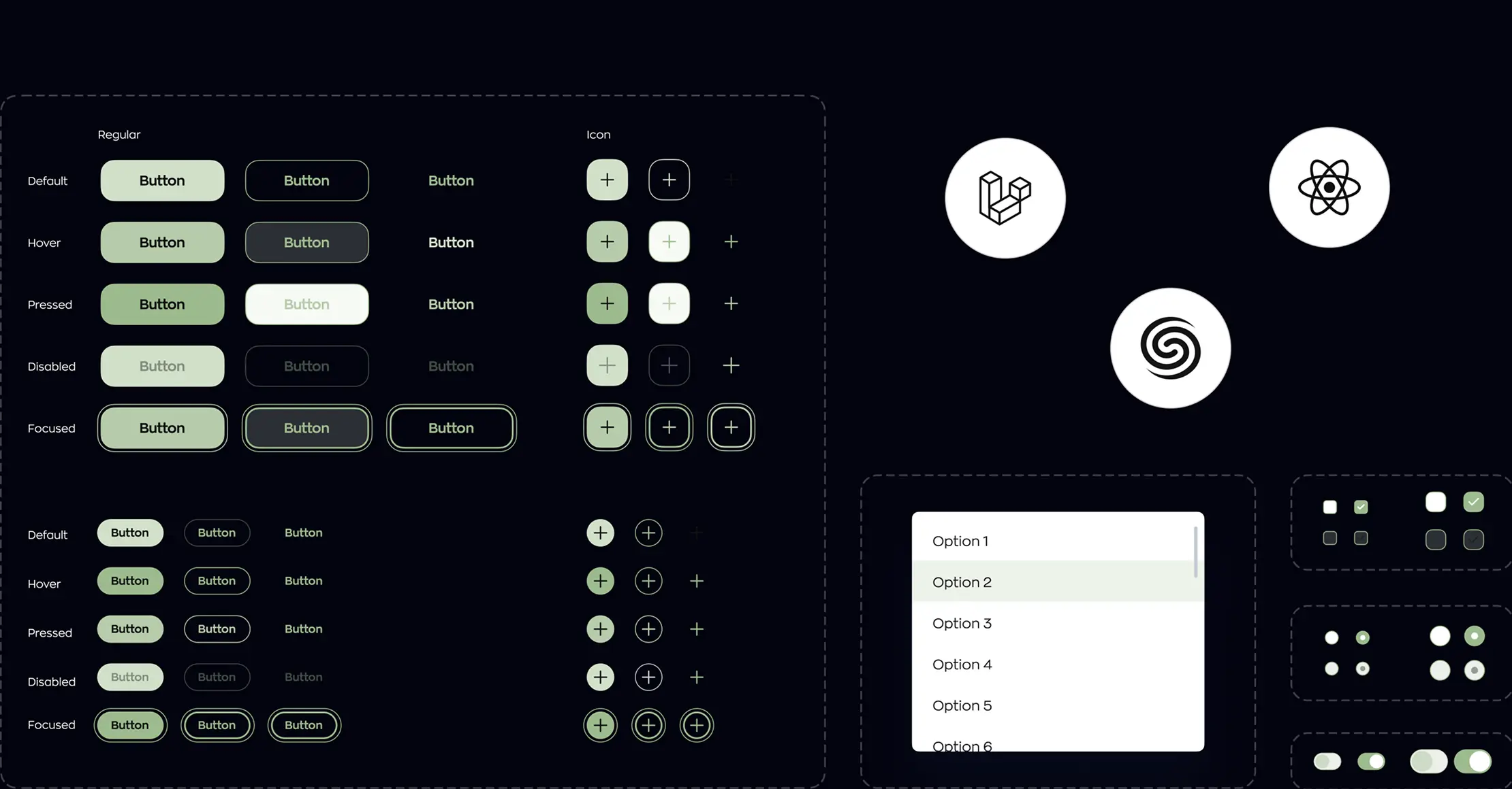 Tutoring platform design system with Laravel, React, and Sanity tech stack