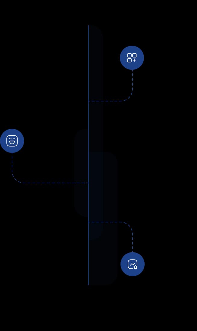 Mobile screens showing the OddsCrowd app interface during development.