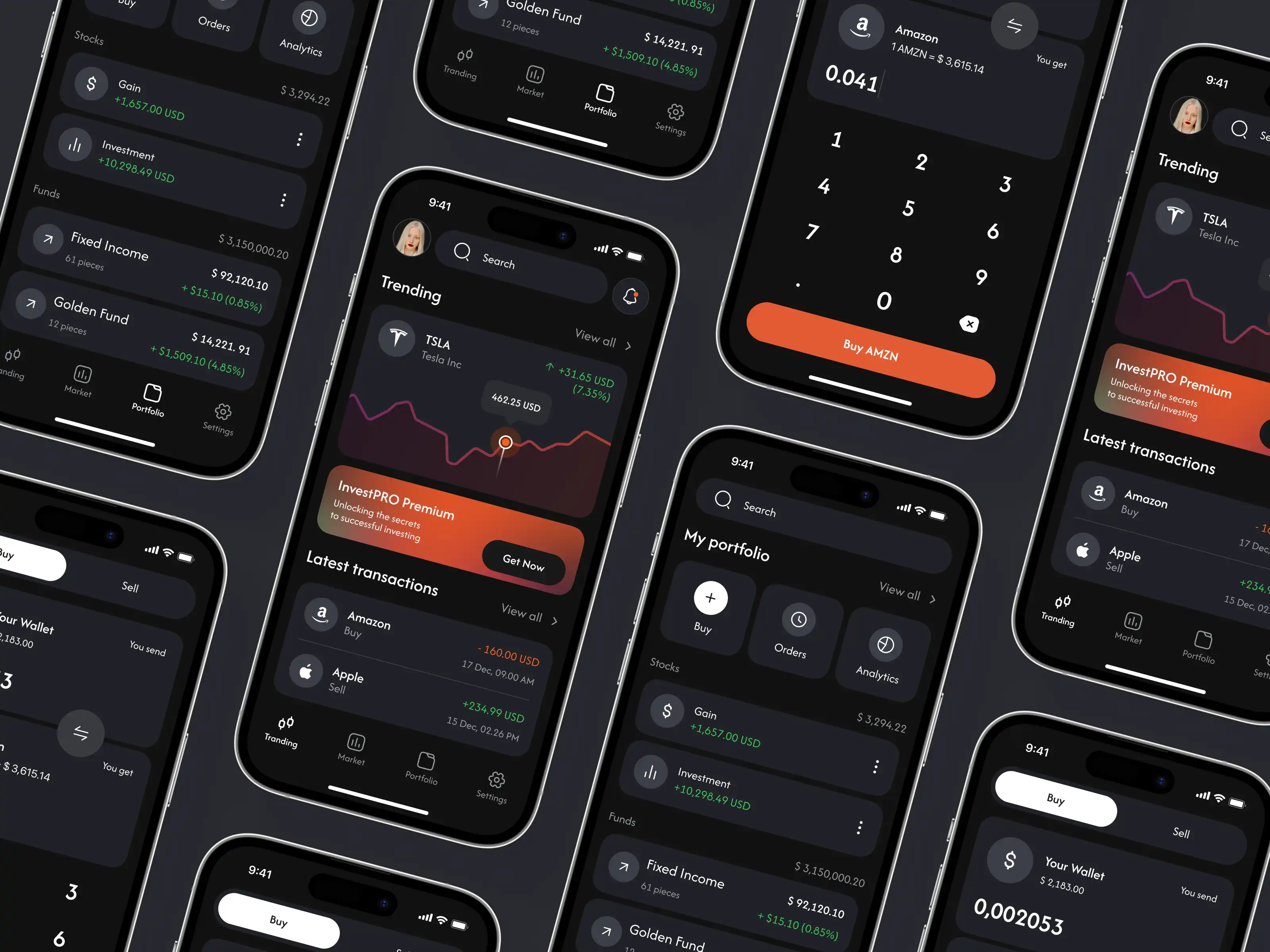 Dedicated Stock Purchase Screen in Financial App