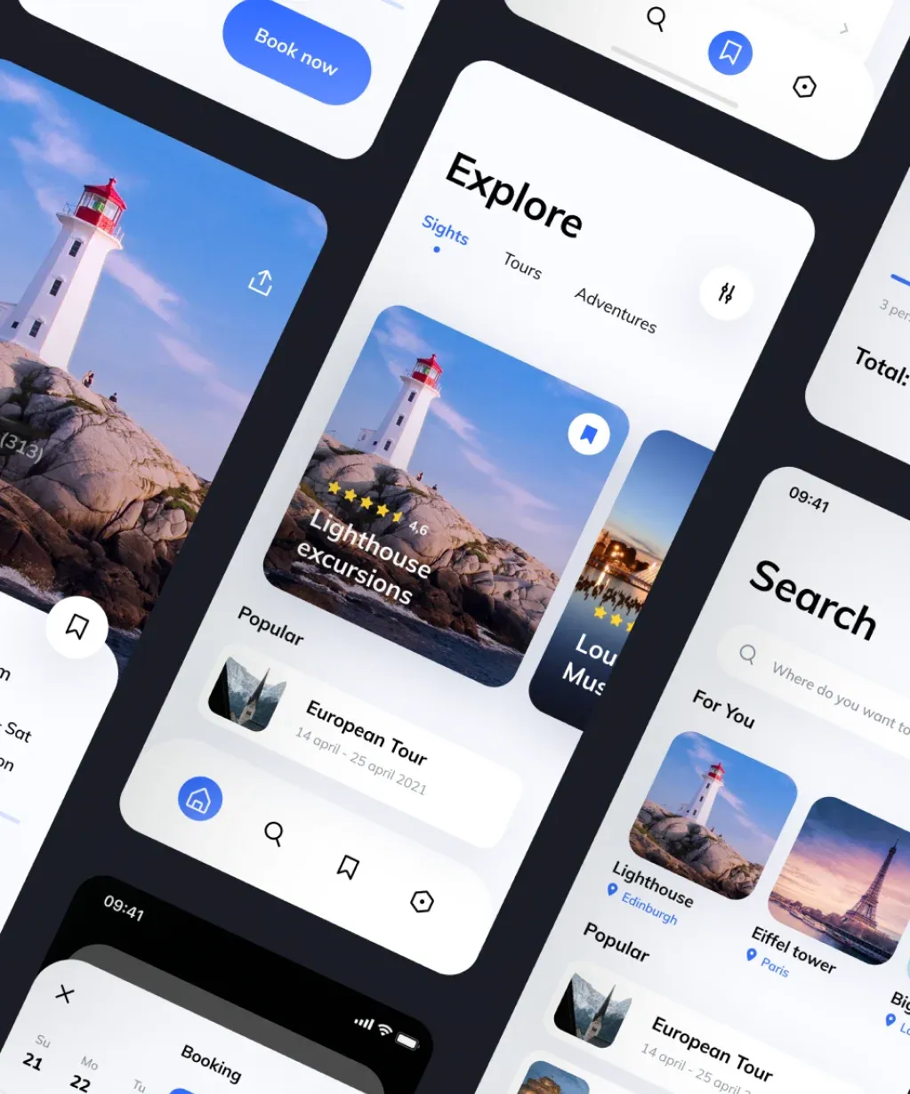Mobile UI/UX design