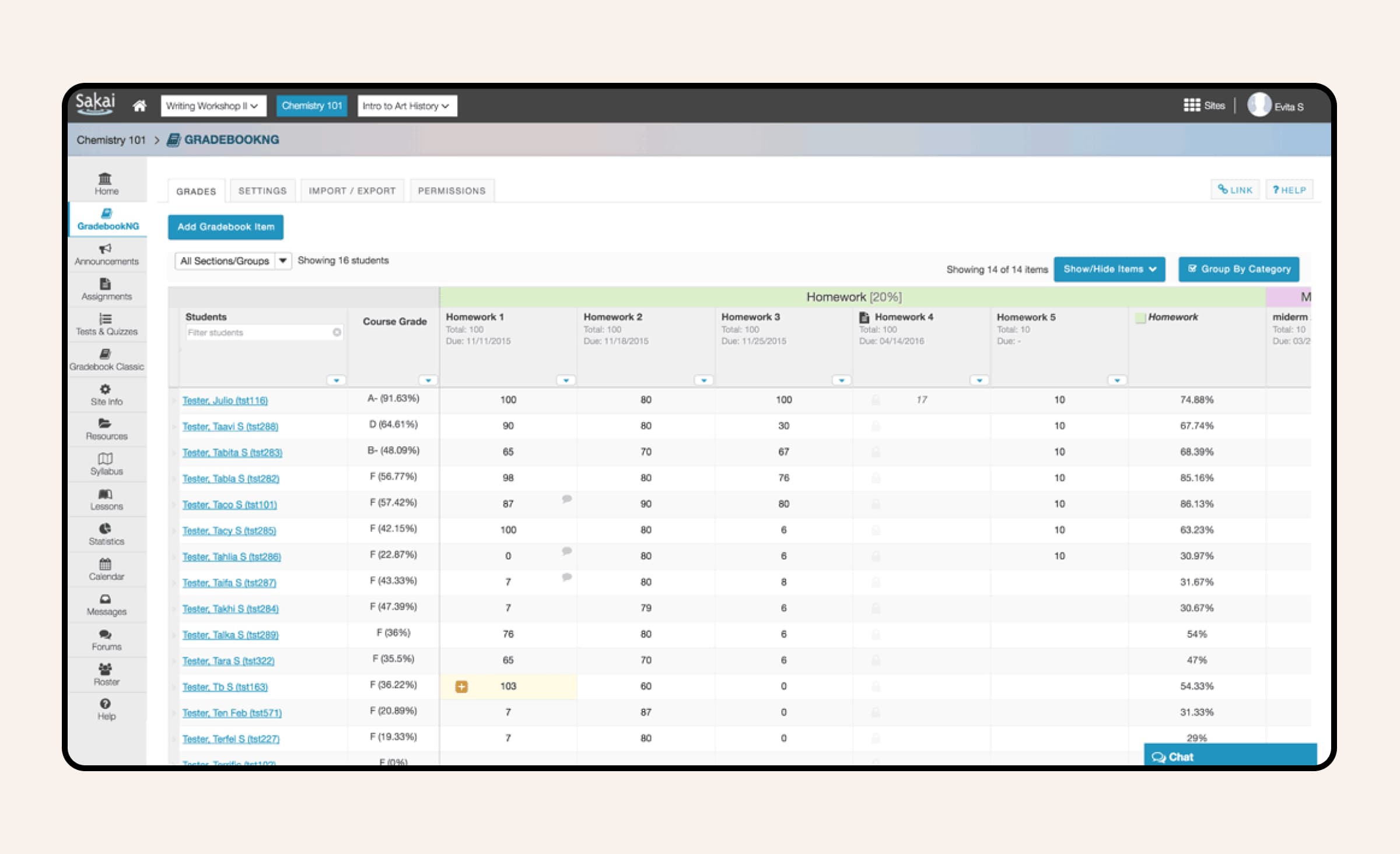 What is a learning management system like Sakai LMS