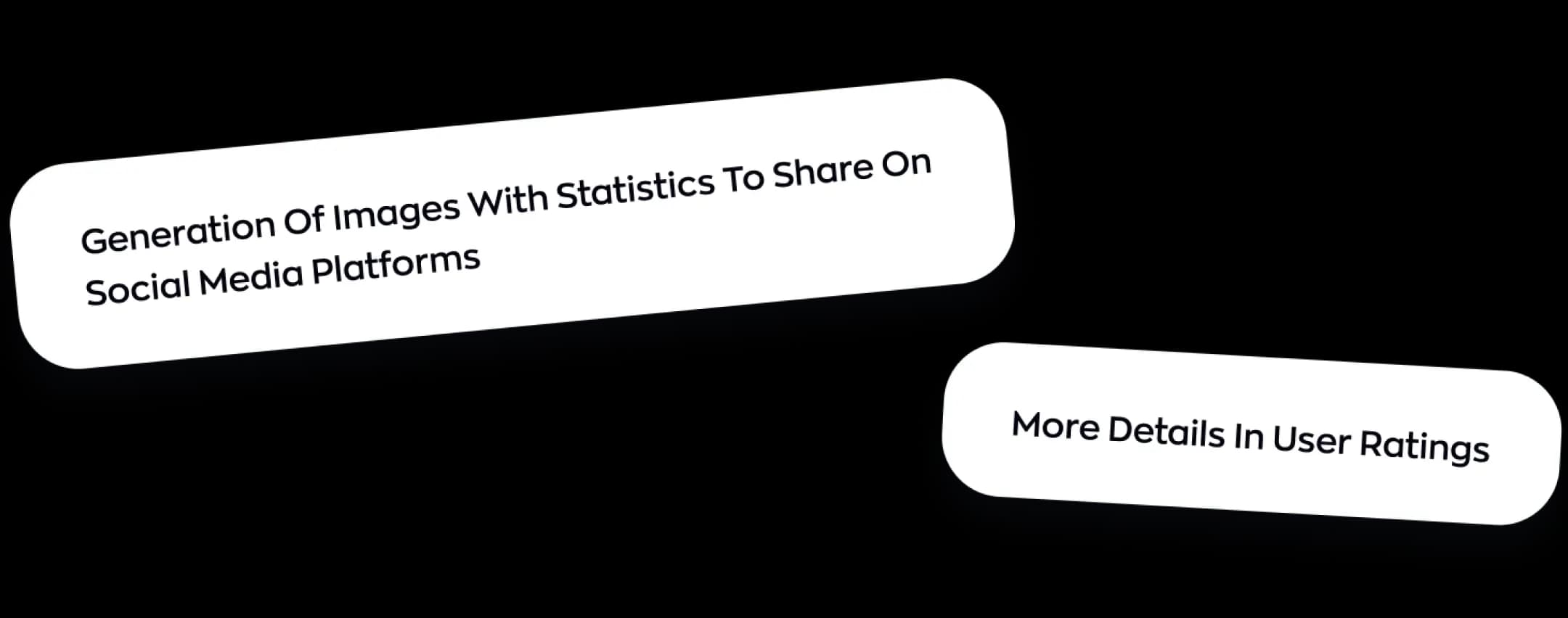 Features dropped from the first version: generation of images with statistics to share on social media platforms, and more details in user ratings.