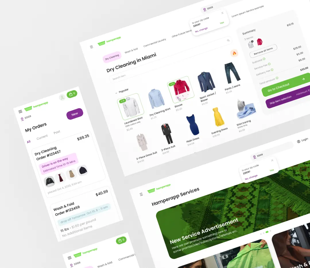 How we developed native apps for laundry service: Hamperapp case study